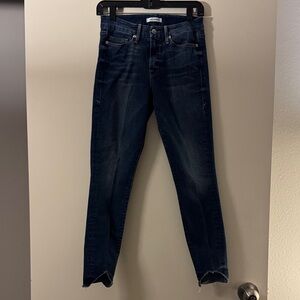 Good American Dark Blue Ankle Jeans